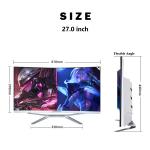 Windows 10 All In One PC with Core i3/i5/i7/i9 Monoblock 24/27 Inch FHD Curved Screen for sale