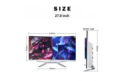 China 27 Inch Curved Screen Game Laptops Desktop Monoblock Computer with Mouse Keyboard supplier