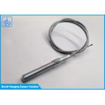 7x7 1.5mm Stainless Steel Wire Rope Assembly End Fittings With Swaged Eyebolt for sale