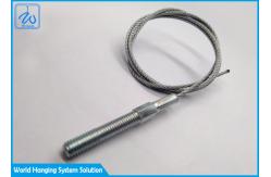 China 2.5mm Steel Custom Wire Rope Assemblies With M8 Threaded Studs supplier