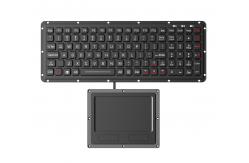 China Rugged EMC Keyboard Lightweight With Touchpad Backlight Military Keyboard supplier