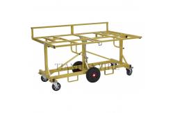 China 6 Wheels Plasterboard Trolley 500kg Material Handling Equipment Fabrication supplier