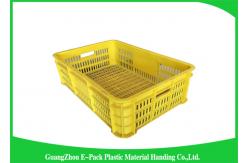 China Industrial Plastic Storage Containers , Agriculture Solid Plastic Milk Crates supplier