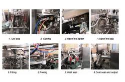 China Automatic 300g 500g Premade Bag Packing Machine For Milk Powder Coffee Powder supplier
