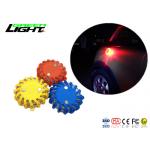 Magnetic Rechargeable LED Flashing Police Warning Lights With Li - Ion Battery