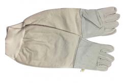 China Comfortable  Canvas Beekeeping Gloves with Long Elastic Cuff to Prevent Slipping supplier