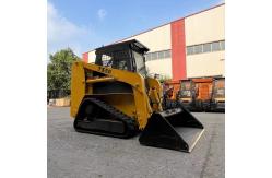 China Front Discharge Load and Unload Crawler Skid Steer Loader with 0.4cubic Bucket supplier