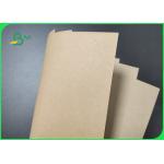 Recycle 250gsm 300gsm Brown Kraft Paper Sheet For Shoe Boxes High Stiffness for sale