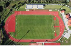 China High Strength Full PU Running Track EPDM Granules Training Center supplier