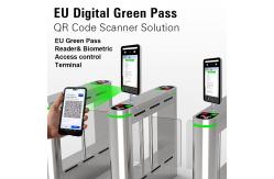 China EU QR Code Reader Face Recognition Access Control With C19 App Certificates supplier