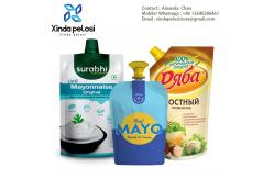 China Custom Printing Small Liquid Stand Up Plastic Pouch Energy Packaging Bag supplier