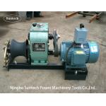 JJM8D Model 80 KN Cable Winch Puller Petrol Capstan Winch For Cable Stringing for sale