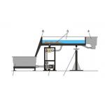 equipment teaching Fluid Mechanics Experiment Equipment Open Channel Sediment Transport for sale