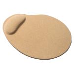 Eco Wrist Support Cork Board Mouse Pad 5000pcs 24.5x20cm Oval for sale