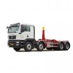 Sinotruk Large Capacity Hook Lift Garbage Truck Heavy Duty Garbage Transport Truck 8x4 for sale