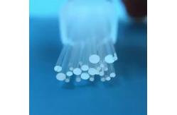 China Surface 60/40 Transparent Quartz Glass Rod Clear Accurate Results supplier