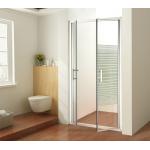 2.6ftx2.6ftx6.2ft Frameless Corner Entry Shower Enclosure 6mm