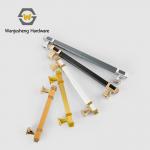 European-style Aluminum Alloy square Pull Handle Two-tone Spliced Vertical Grain Handle for Home Cabinet Drawer & Wardrobe Doors for sale