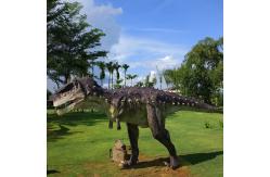 China Theme Park  Realistic Animatronic Dinosaur Carnotaurus With Movement And Sound Customization supplier