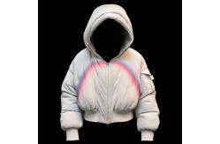 China Men'S Bubble Winter Removable Hood Puffer Down Jacket Custom Logo supplier