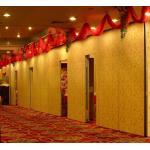 Soundproof Movable Hotel Sliding Partition Walls Floor to Ceiling 1200mm Width