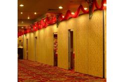 China Soundproof Movable Hotel Sliding Partition Walls Floor to Ceiling 1200mm Width supplier