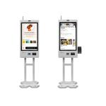 Fast Food HDMI Quick Service Restaurant Kiosk 27 32 Inch Touch for sale
