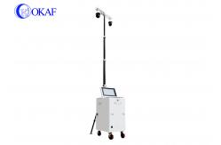 China 360 Degree Mobile Sentry Surveillance Trailers Solar Trailer Mounted Light Towers supplier