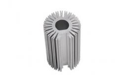 China Durable Silvery Anodized Aluminum Heatsink Extrusion Profiles For Led Light supplier