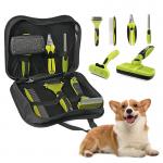 Customized Dog Brush Set Pet Cleaning Kit 6 In 1 Pet Grooming Tool for sale