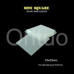 Double Matte Clear Card Sleeves Gamegenic Mini Square 53x53mm