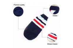China Stripe Big Dog Sweater Winter Warm Chihuahua Golden Retriever Coat Puppy Suit supplier