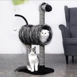Sustainable Cute Zebra ODM Cat Scratcher Tree for sale