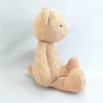 ODM OEM Animal Toys Joint Moving Bear Brown Pattern Plush Bear Toys 25cm