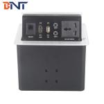 high quality hydraulic gas pop up desktop power and date socket for sale