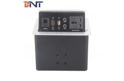 China high quality hydraulic gas pop up desktop power and date socket supplier