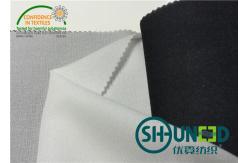 China 30D * 50D Double Dot Twill Weave Woven Interlining For Apparel Industry supplier
