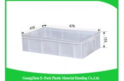China Rectangle Folding Large Plastic Storage Boxes , Big Plastic Containers Eco - Friendly supplier