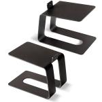 Cinema Portable Low Center Tilted Desk Speaker Stand With Hardware Included for sale
