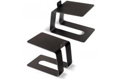 China Cinema Portable Low Center Tilted Desk Speaker Stand With Hardware Included supplier