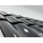 Durable Solar Energy Roofing Tiles 50W Curved PV Roof Tiles Customized Size for sale