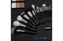 China Black 20pcs Cooper Ferrules Makeup Set With Brushes supplier