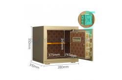 China Electronic Lock Luxury Office Safe Box Patented Bolts H350mm supplier