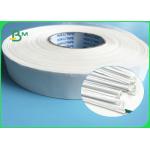 29mm 32mm 35mm 25gsm 28gsm White Food Grade Paper Roll For Wrapping Drinking Straws for sale