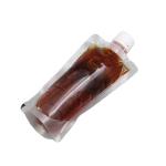 Plastic Clear 8.4oz Liquid Spout Bag For Juice 60-200micron Thickness for sale