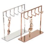 Stainless Steel Bracelet Rack Stand Jewelry Holder Necklace Display Rack for sale