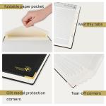 Monochrome 80gsm Paper A5 Page A Day Diary Weekly Monthly Schedule