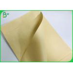 Bamboo Pulp Material 70gsm 80gsm Unbleached Kraft Liner Paper For Envelope Bags for sale