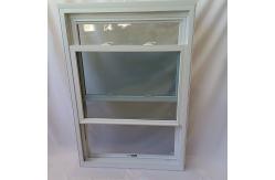 China Glass Double Glazed Sash Windows Vinyl Double Hung Vertical Sliding Windows supplier