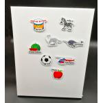 Tabletop Magnetic Dry Erase Whiteboard  15.75'' X 12'' For Kids Painting for sale